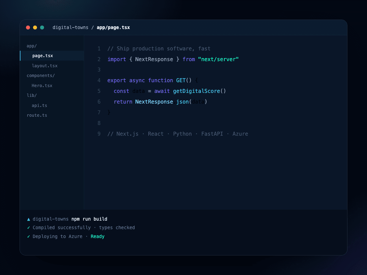 Custom software development: a code editor building a web application