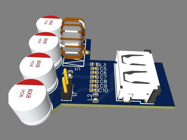 Charger filter board